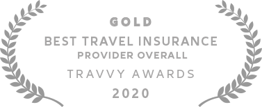 Allianz - Gold Travvy Award for Best Travel Insurance Provider Overall in 2020